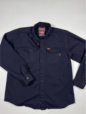 Dixxon FR CAT 2 Flame Resistant Work Shirt XL Navy